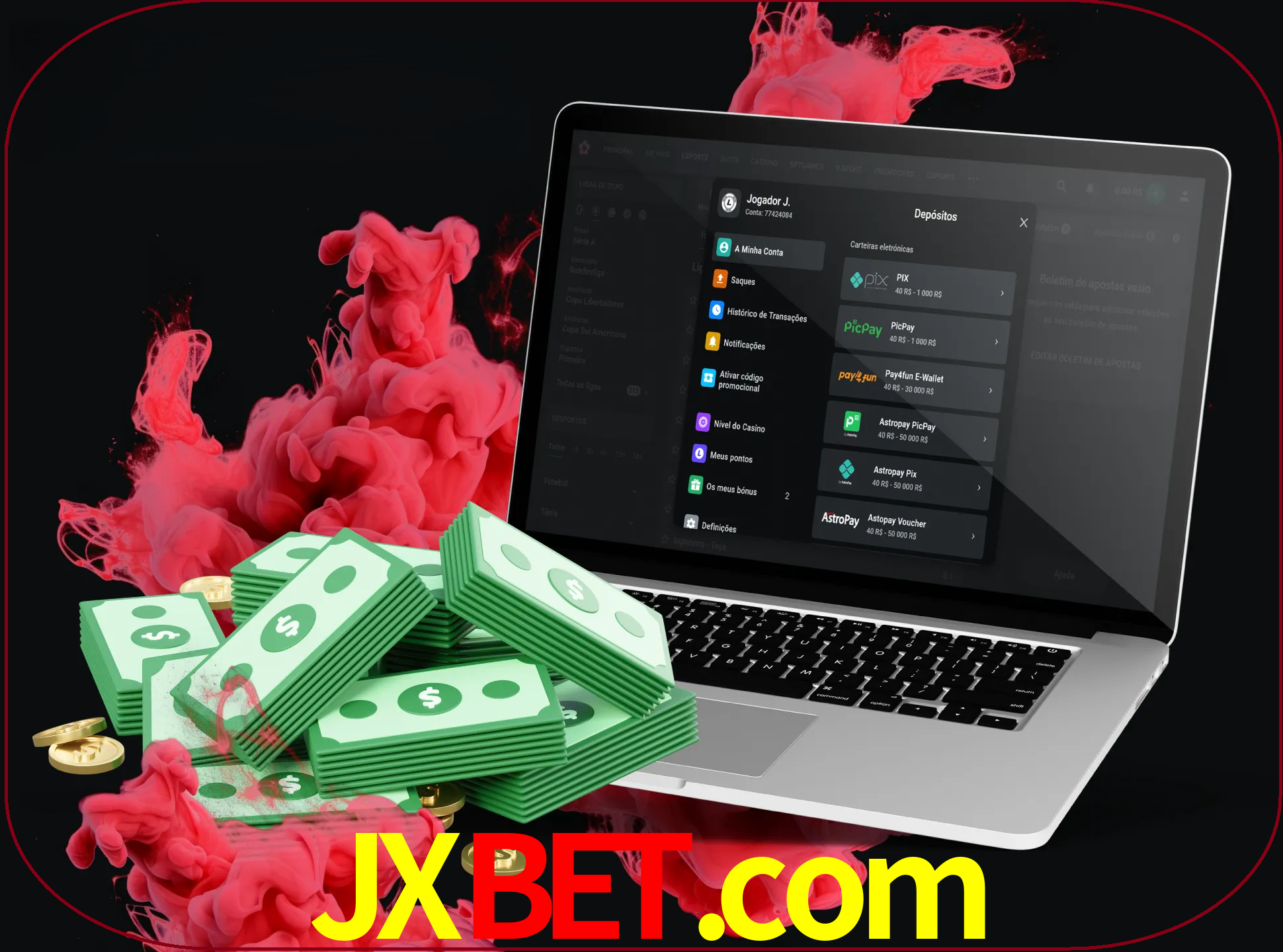 Para efetuar um depósito na sua conta jxbet, basta escolher o método de depósito e especificar o montante.